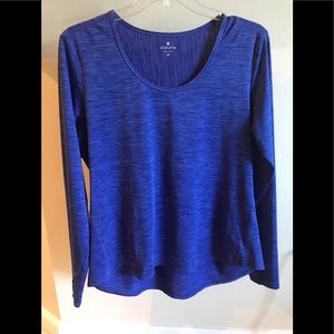 Athleta Shadow Stripe Chi Long Sleeve Shirt